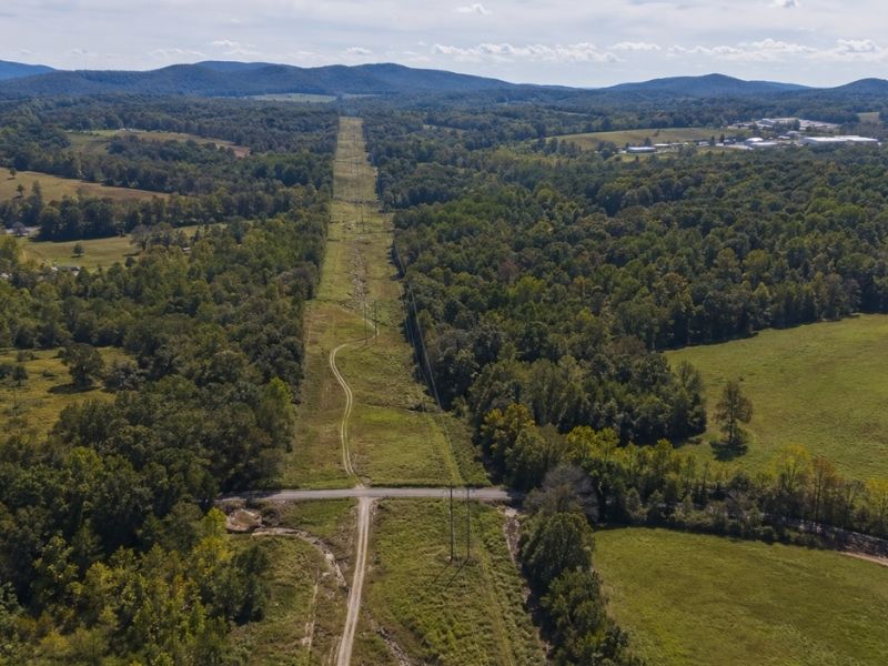 Land mapping drones ringgold georgia | Ringgold Land Surveying Land mapping drones capture an aerial view of a utility corridor near Ringgold, Georgia